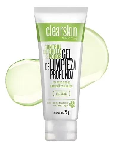 Gel De Limpieza Facial Puntos Negros Poros Avon Clearskin
