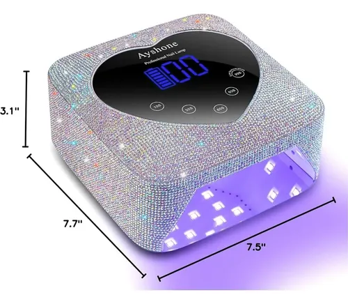Lámpara De Uñas Uv Led Inalámbrica 72w Justin Club