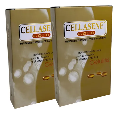 Combo Cellasene Gold Anticelulitis 2 Unidades X30 Caps C/u. Fragancia No Tipo de envase Caja