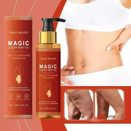 2 Botellas De Aceite Corporal Reafirmante Wm Magic Lm..