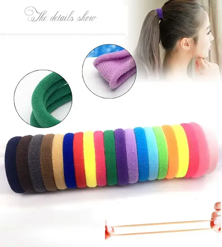 // 50 Cintas Para El Pelo Para Mujer, Anillas Elásticas,