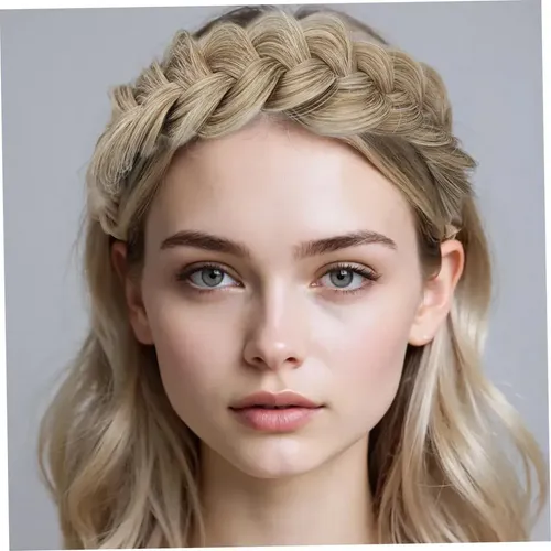 1 Pieza Diadema Con Peinado De Pez Cabello Para Mujer