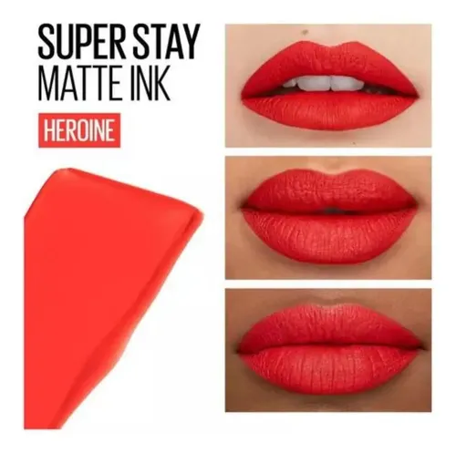 Labial Líq. Maybelline Super Stay Matte Ink Heroine