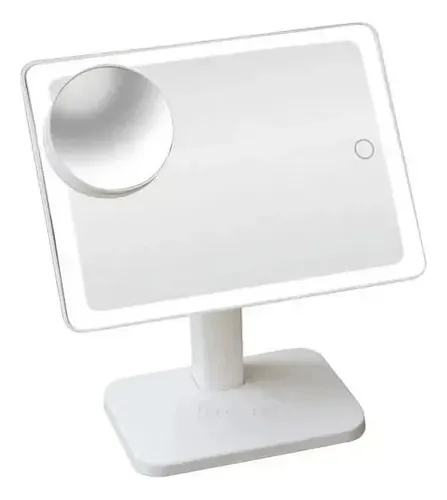 Espejo Led 10x Bluetooth Cargador Inalambrico Parlante