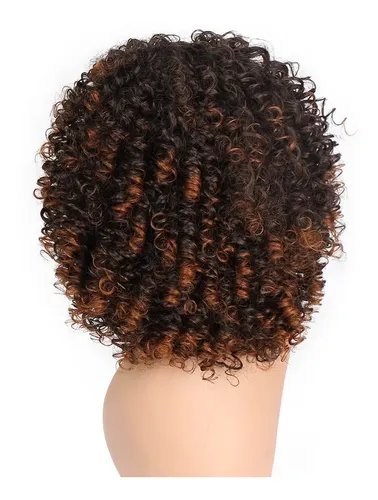– Hort Afro Rizado Mix Gris Peluca De Pelo / Brown
