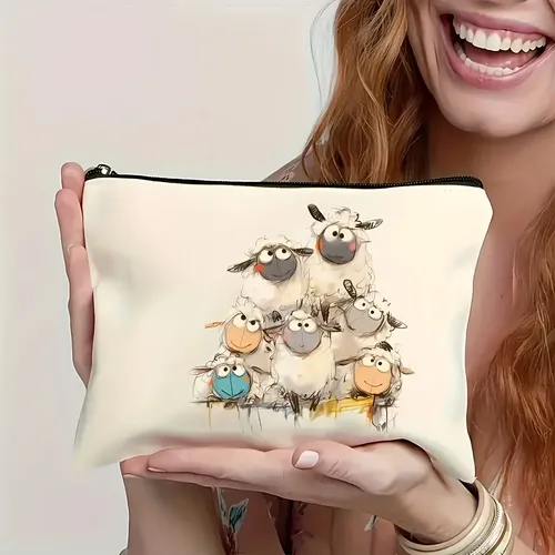 Bolsa De Maquillaje Organizadora De Viaje Para Mujer, Elegan