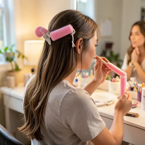 Rulos Autoadhesivos Para Raíz Del Cabello, Volumen