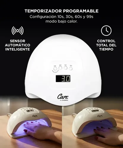 Cabina Para Uñas LED UV Gadnic CABLM29 Secado Rapido Con Sensor Automatico