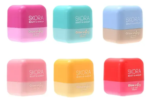 Bálsamo Labial Hidratante Skora Unidad Frutales Colores