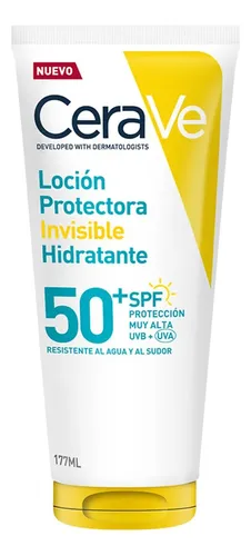 Cerave Sunscreen Locion Invisible Hidratante Spf50 175g