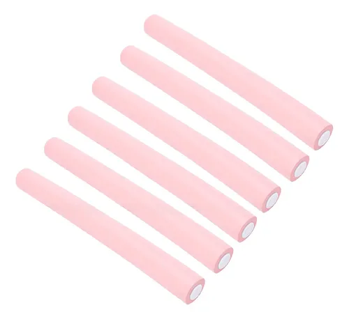 Rodillos De Espuma Para Cabello Largo, 6 Unidades, Sin Calor