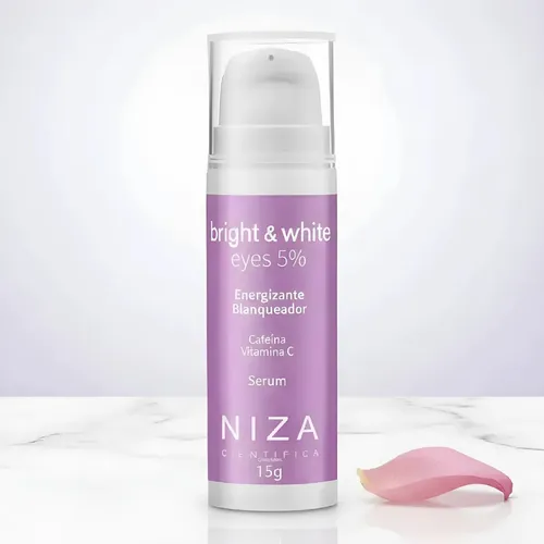Contorno De Ojos Blanqueador Niza Bright & White Eyes 5% 15g Todo Tipo De Piel Día/noche