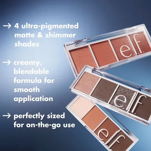 Elf Bite Size Eyeshadow Cuarteto Sombras Total Smokeshow