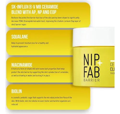 Bálsamo Ceramide Fix Nip+fab 2,5 Oz (desmaquillante)