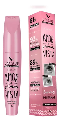 Mascara Pestañas Vogue Amor A Primera Vista A Prueba De Agua