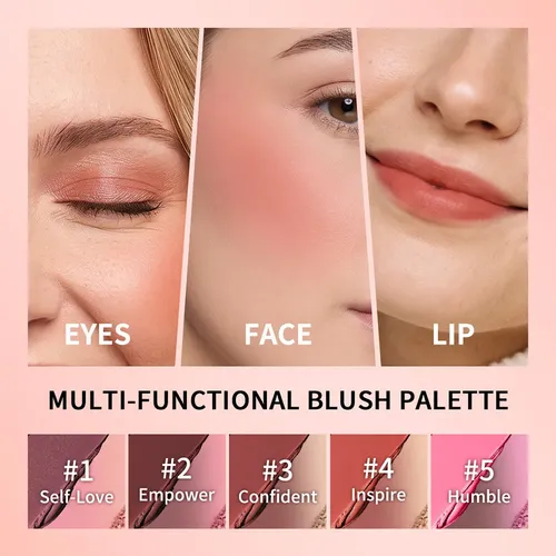 Dúo De Rubor En Polvo Para Mujer, Eyes Lips Face, 4g