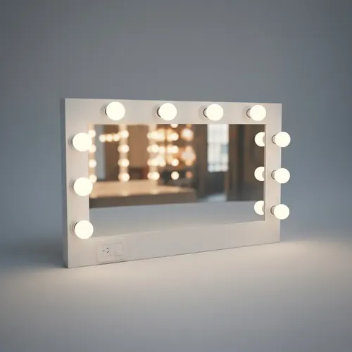 Espejo De Maquillaje Estilo Hollywood!! Muebles J.a.s.