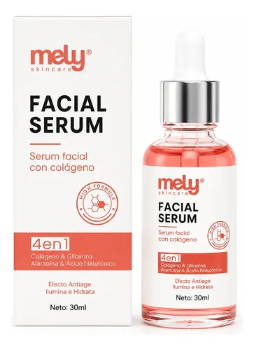 Serum Facial Con Ácido Hialurónico/colageno/vitamina C Mely