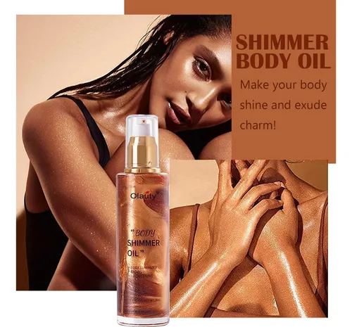 Iluminador Corporal Shimmer De Tono Bronce Dorado
