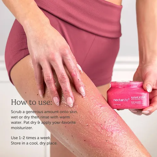 Exfoliante Corporal De Azúcar Nectar Bath Treats Fruit Smoot