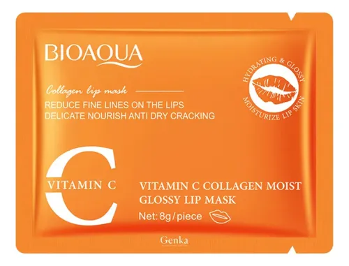 Mascarilla Parche Labial Vitamina C Colageno Bioaqua Todo Tipo De Piel