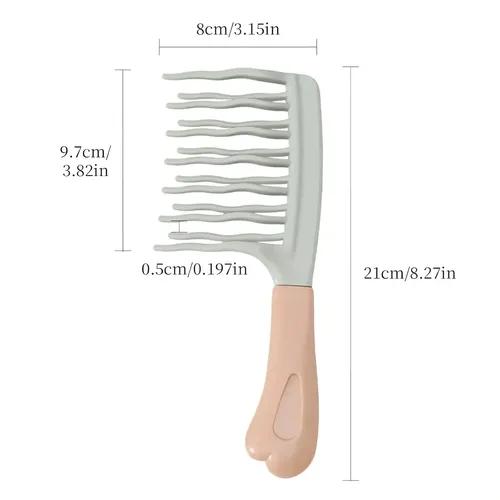 Peine Antiestático Para Cabello Rizado Olive Green –