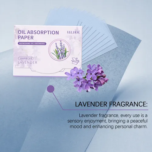 Papel Absorbente De Aceite De Lavanda Romántico