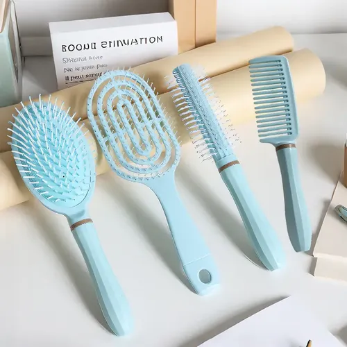 Peines Massage Comb Genéricos Para Cabello Suave Celeste