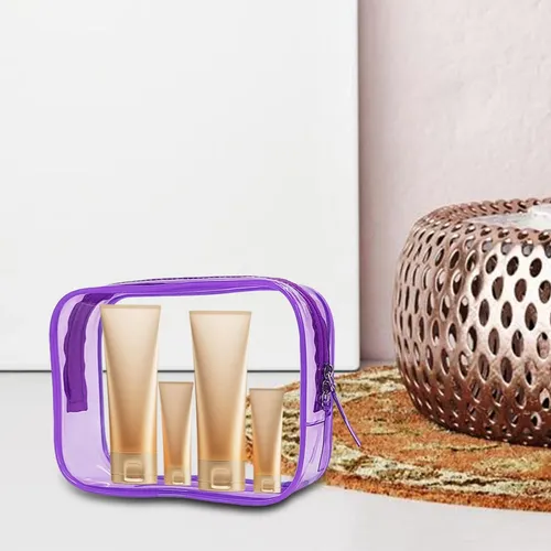 Bolsa De Maquillaje Transparente, Estuche Organizador De