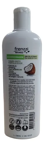Acondicionador Cebolla Y Ginseng 340ml  Frenzzi