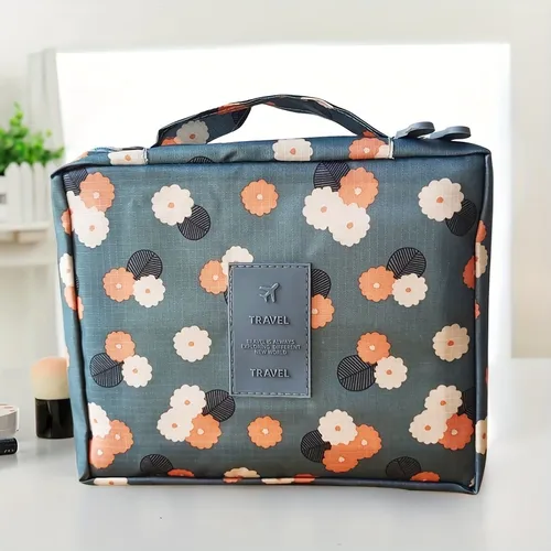 Bolsa De Aseo Impermeable Para Mujer, 1 Funda De Maquillaje