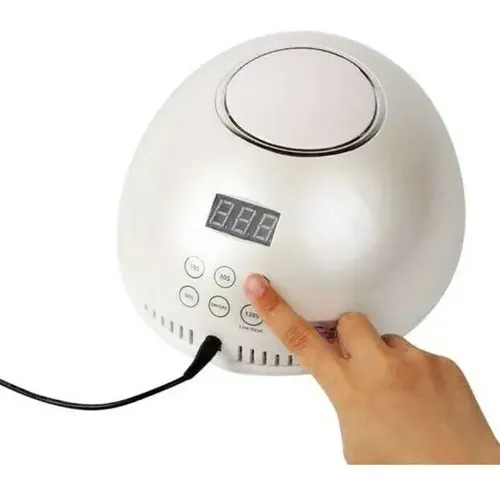 Cabina Secado Profesional Uñas UV LED Time To Glam F4 Blanco Perlado