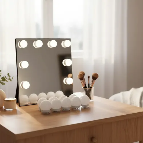 Kit 10 Focos Led Usb Para Espejo Maquillaje Camarín
