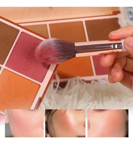 Paleta De Rubores Y Contorno 8 Colores Ucanbe