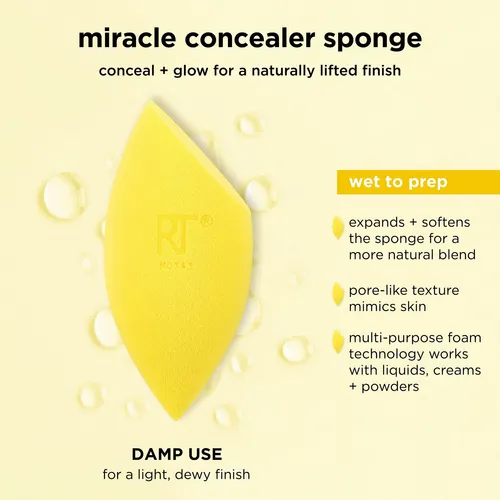 Esponja Para Mezclar Maquillaje Real Techniques Miracle Conc