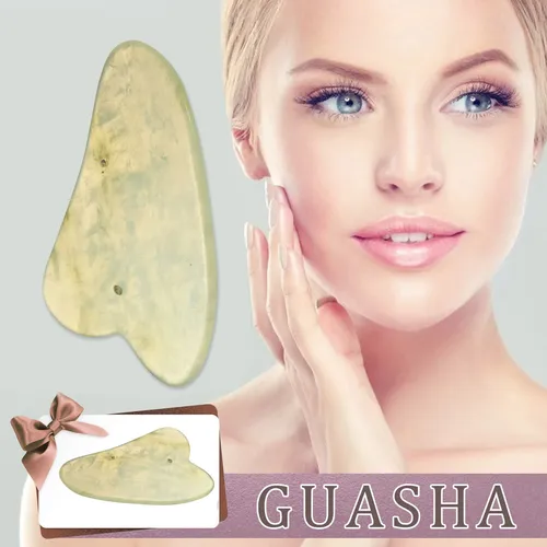 Herramienta De Masaje Facial Gua Sha, Piedra China Xiuyan Pa