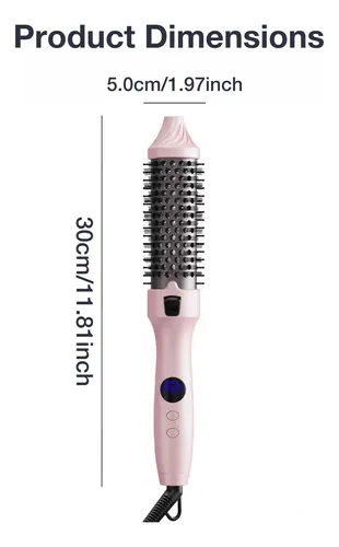 Cepillo Redondo Para El Cabello Con Cerámica Iónica Purple