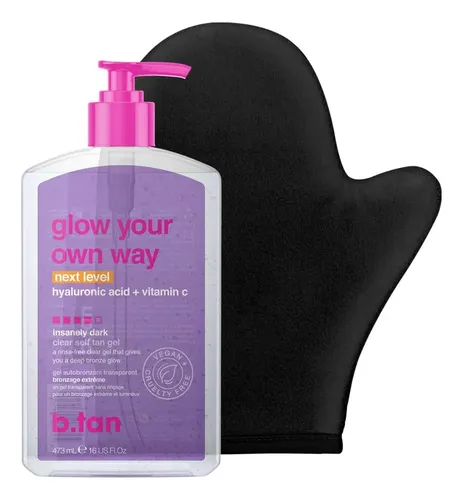 Gel Autobronceador B.tan Insanely Dark Clear 480 Ml Con Guan