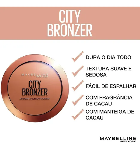 Polvo Bronceador Y Contorno Maybelline City Bronzer 9g