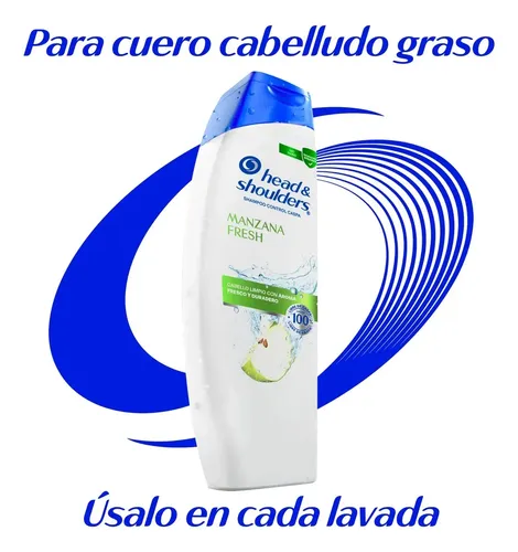 Shampoo Head & Shoulders Manzana Fresh 375 ml