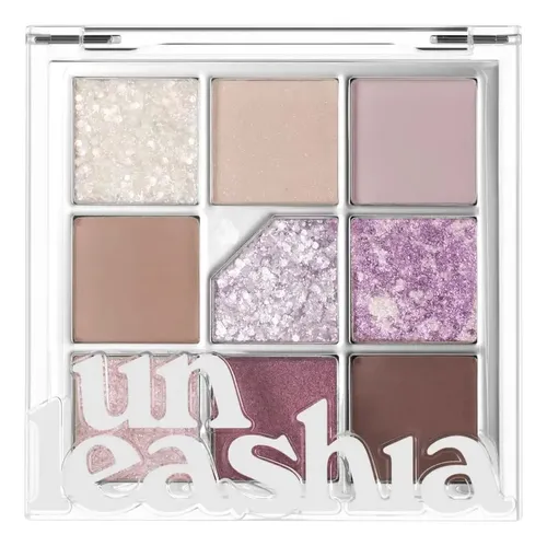 Unleashia Paleta Sombras Glitter 9colores Maquillaje Coreano