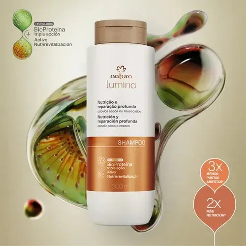 Kit Natura Lumina Pelo Seco Sh+ac+cp