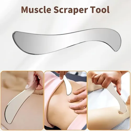 2 Herramientas De Masaje Gua Sha En Forma De S, Regalo Para