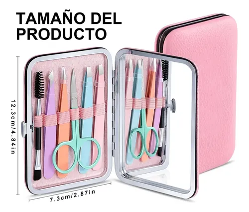 Juego De Pinzas Y Tijeras Para Cejas