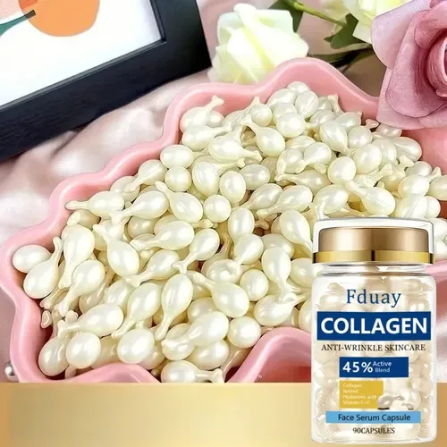 Cápsulas Faciales Colágeno Ácido Hialurónico Antiedad Todo Tipo De Piel Día/noche