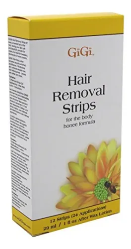 Depilación Corporal Gigi Strips, 12 Tiras (24 Aplicaciones)