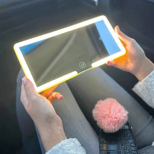 Espejo De Tocador Para Visera De Coche – Tamaño L