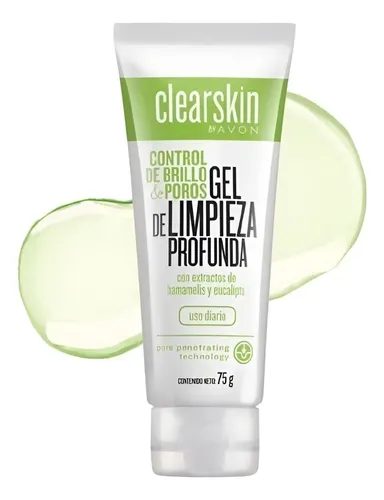 Gel De Limpieza Facial Puntos Negros Poros Avon Clearskin Acneica Día/noche
