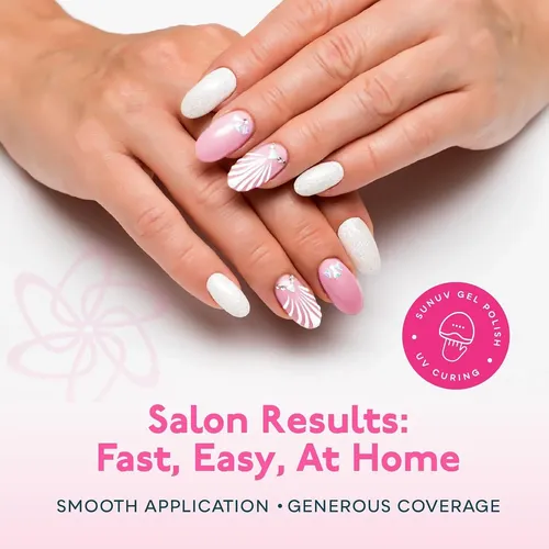 Kit Gel Sunuv 16 Colores Con Base Y Top Coat 7.5 Ml