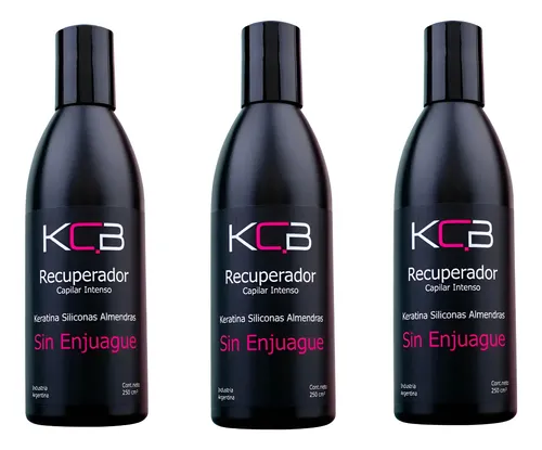 3 Kcb Recuperador Capilar Crema Peinar Sin Enjuague X 3